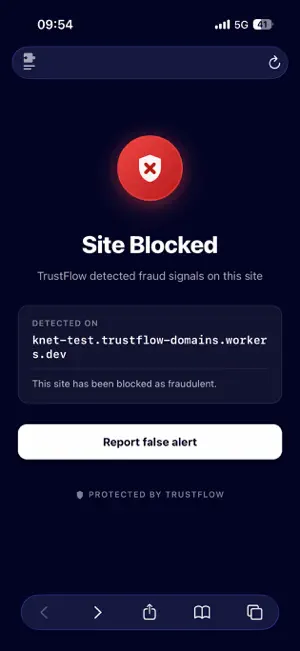 TrustFlow: Scam Site Detector screenshot 2