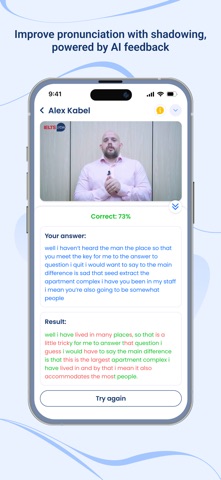 IELTS LYDIA screenshot