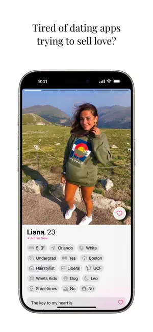 Setup. Long-term Dating App. screenshot 1