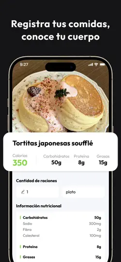 Captura de pantalla de SnapCal: AI Calorie Counter en iPhone 6