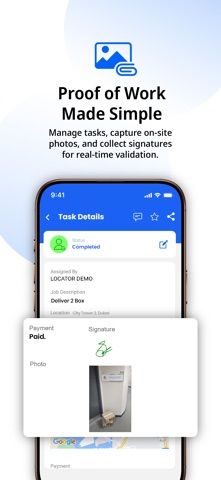 Locator Task Manager screenshot