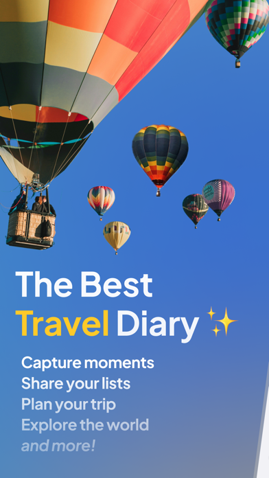 Avare, Travel Diary Map Screenshot