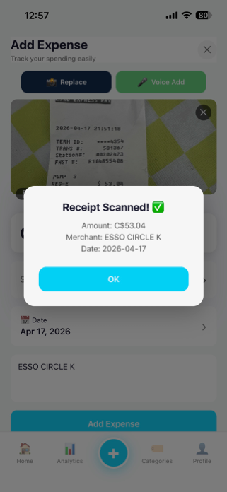 Expense Tracker - BudgetPal Screenshot 4 of 8