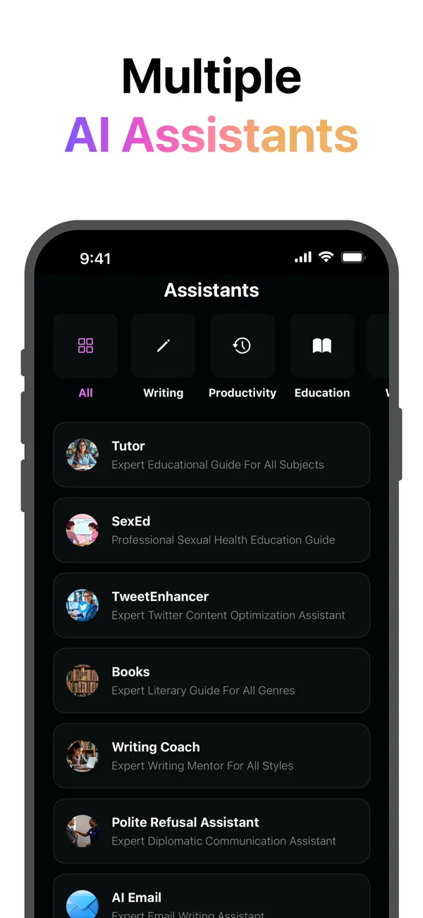 Screenshot #3 pour Assistant : Propulsé & LLM