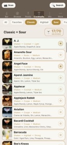 The Bartender App screenshot