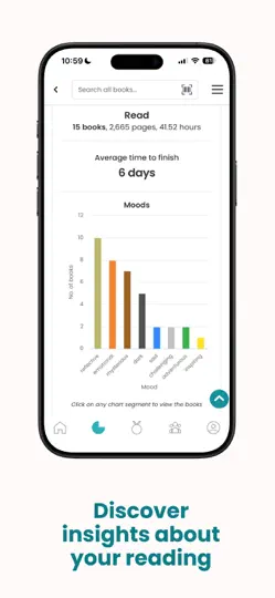 Capture d'écran de StoryGraph: Reading Tracker sur iPhone 2