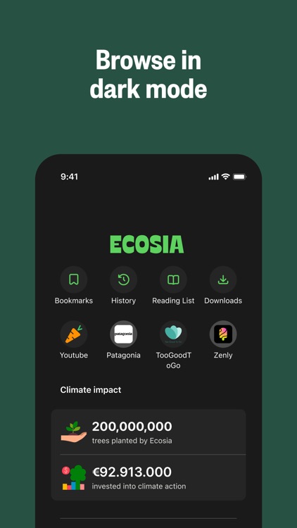 Ecosia: Search to plant trees screenshot-5