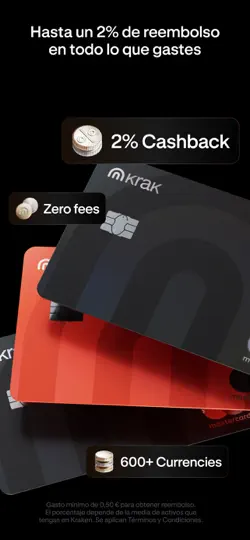 Captura de pantalla de Krak: Cashback Y Tarjeta en iPhone 1
