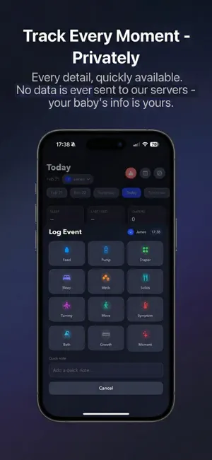Lullaby - A Calm Baby Tracker screenshot 1