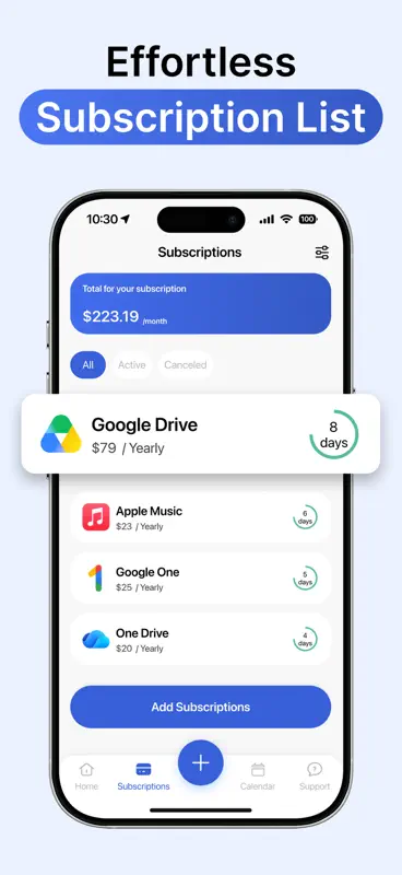 SubSeek: Subscription Manager screenshot 2 of 7