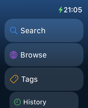‎Watch browser . Screenshot