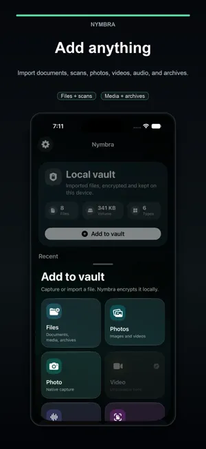 Nymbra screenshot 2