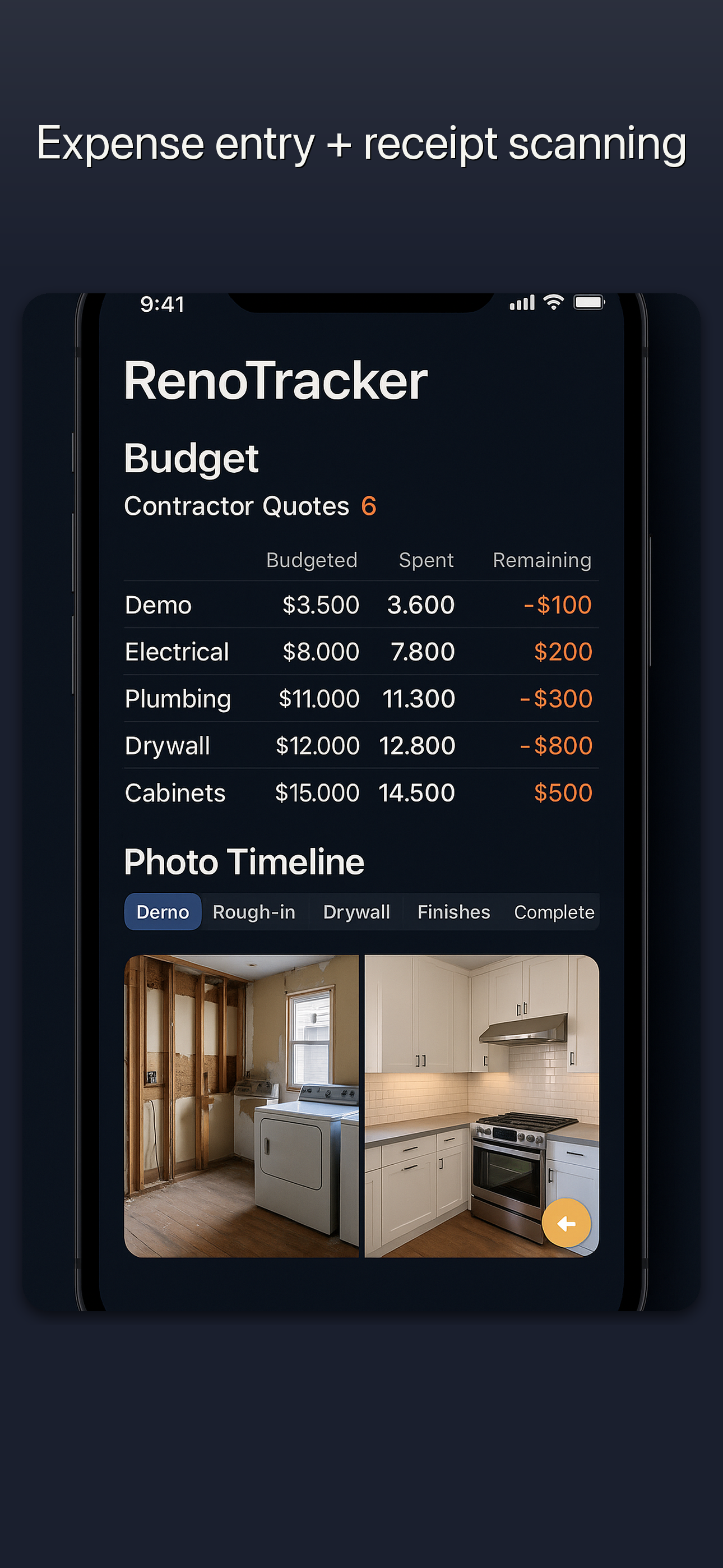 RenoTracker — Reno Budget screenshot 3