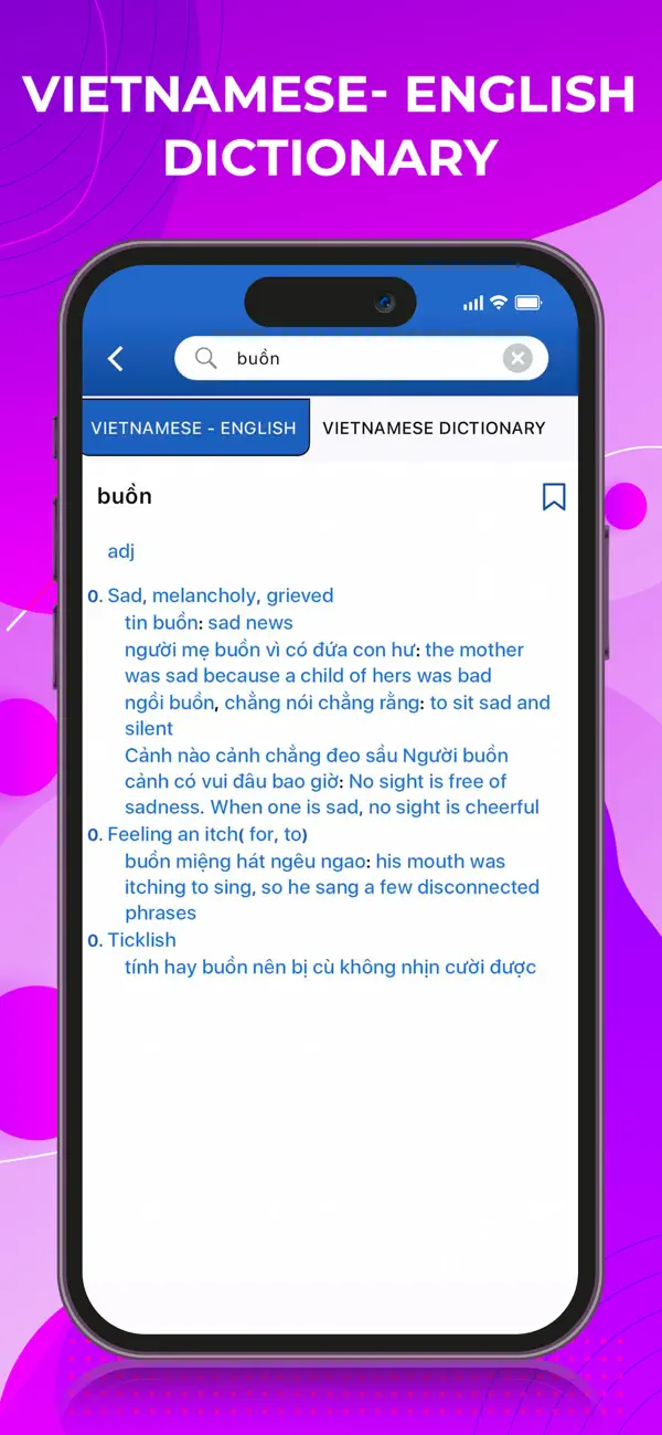 Screenshot #3 pour Vietnamese Dictionary PEnglish