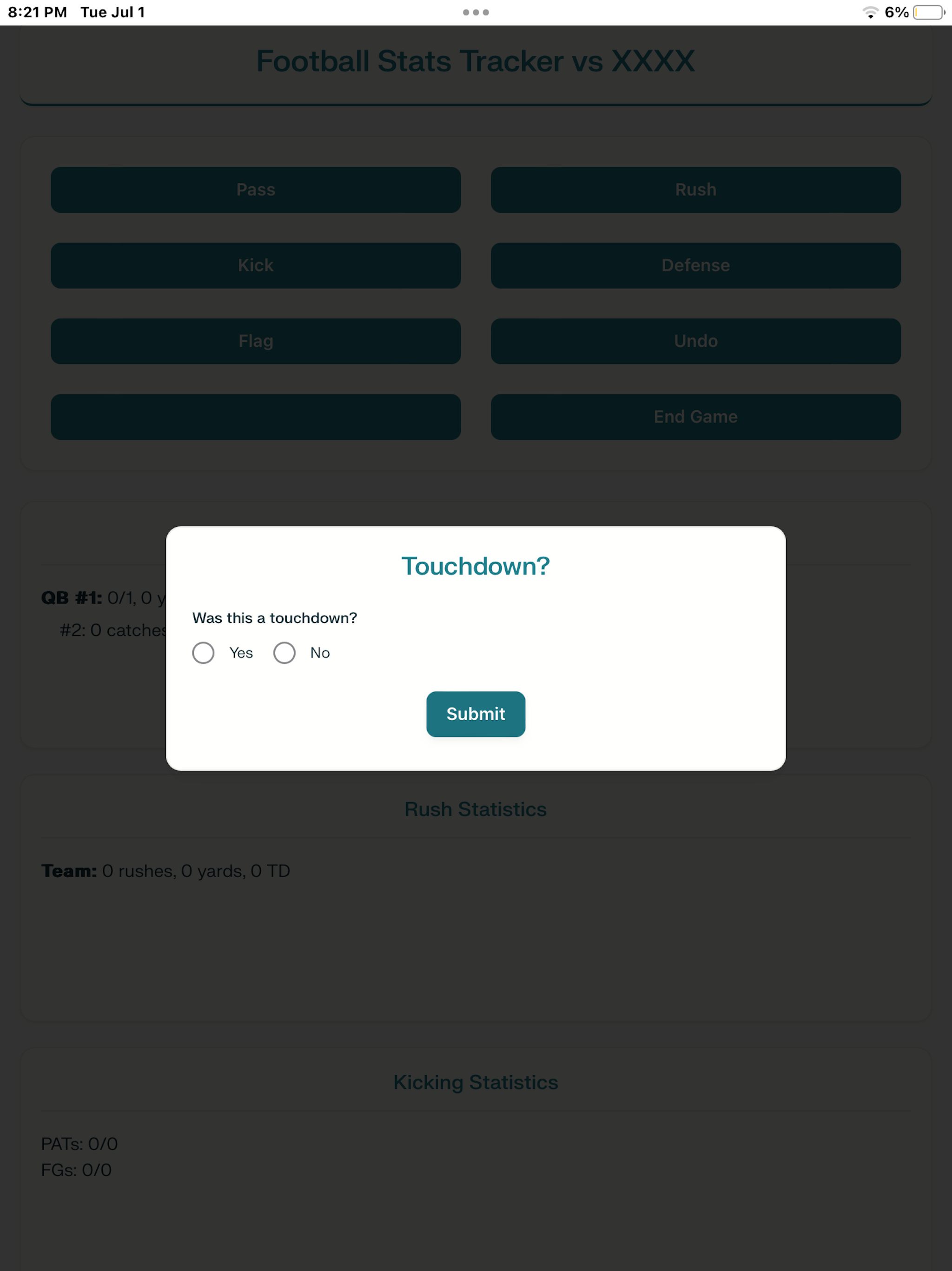 Football Stat Tracker Pro screenshot 14