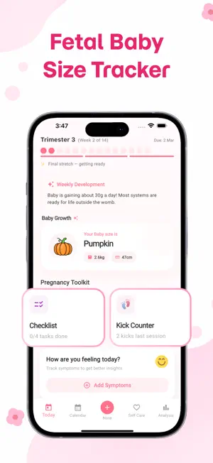 Period Tracker: Cycle & Baby screenshot 4