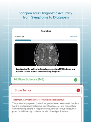 Neurology Cases: EEG & TBI iPad screenshot
