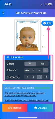Passport Photo Go UK screenshot