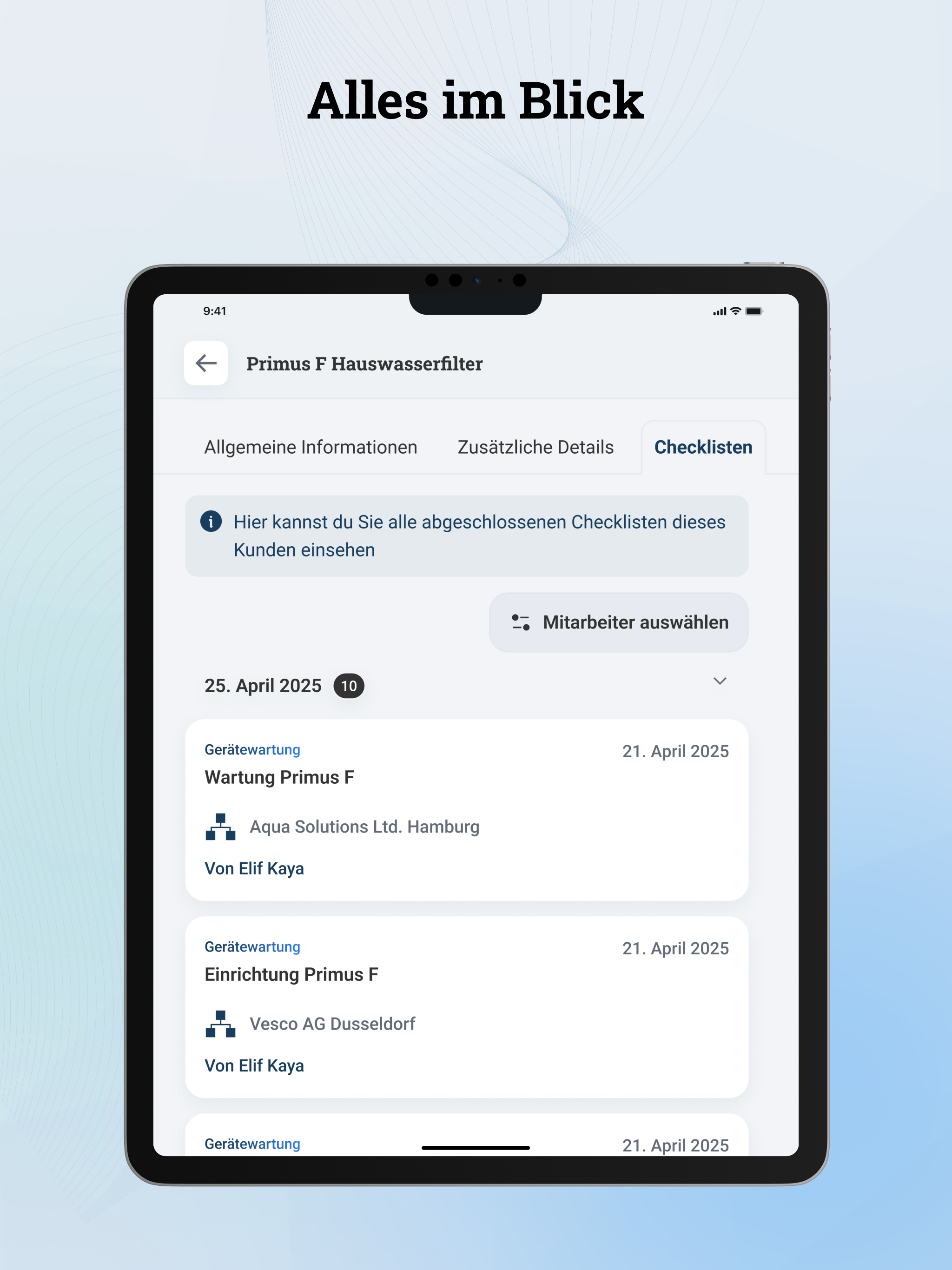 CheckWerk Digitale Checklisten
