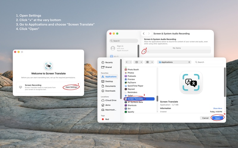 Translate Screen Text screenshot