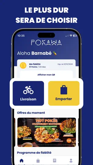 Capture d'écran de Pokawa – Poké Bowl Delivery sur iPhone 2