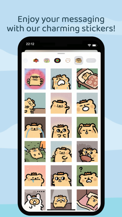 Screenshot #3 pour Cute Little Bear Sticker