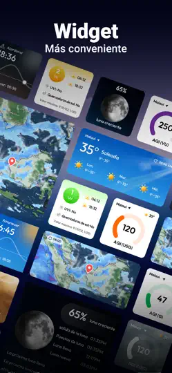 Captura de pantalla de Weatherly:Forecast&Radar en iPhone 5