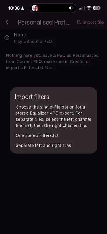 Pragmatic Audio PEQ screenshot 7 of 10