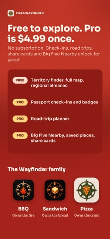 Pizza Wayfinder iPhone screenshot