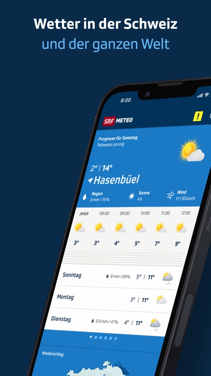 SRF Meteo - Wetter Schweiz screenshot-0