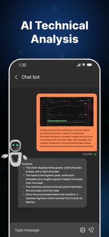 AI Chart Analysis: Trade AI iPhone screenshot