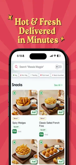 flick - Instant food delivery screenshot 4