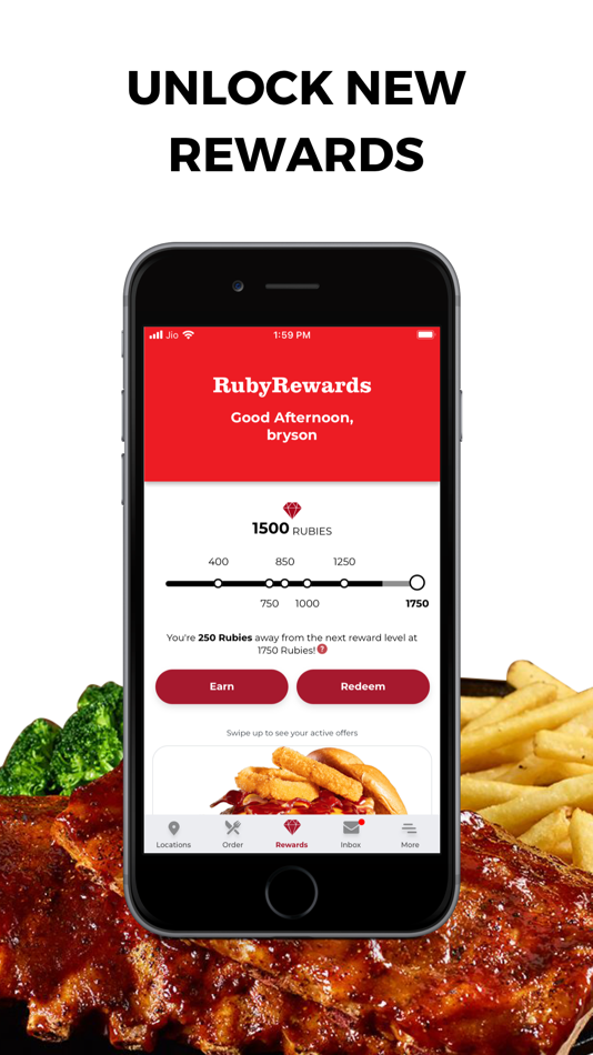 #1. Ruby Rewards (iOS) Podle: Ruby Tuesday Operations LLC
