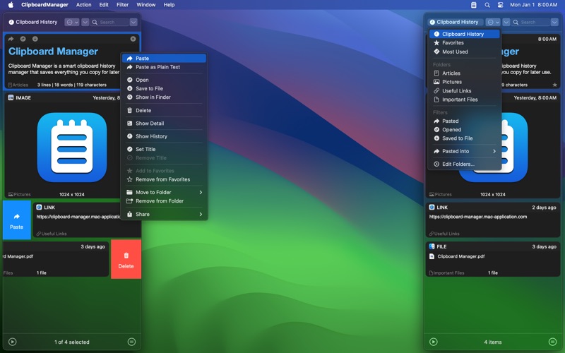 Screenshot #3 pour Clipboard Manager