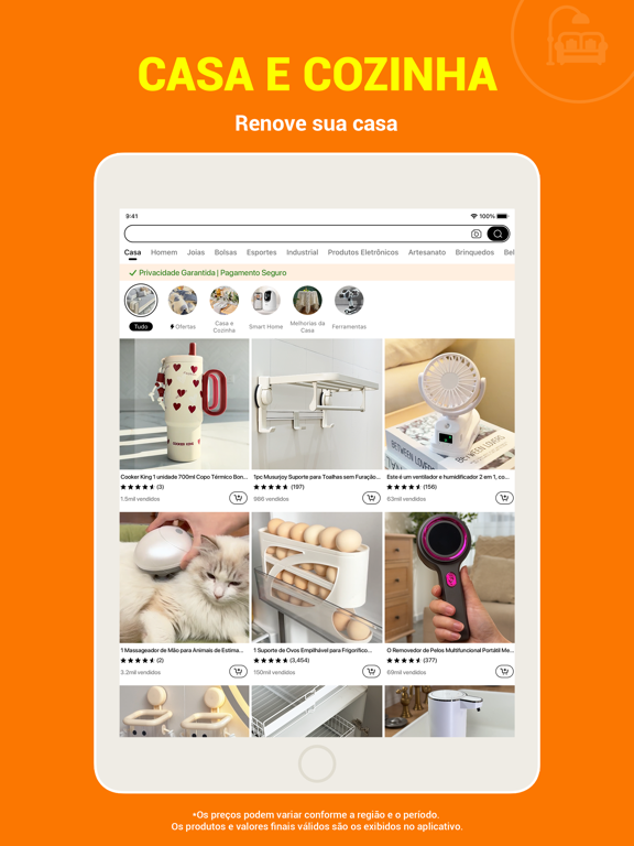 Temu: Compre como bilionário App Store preview screenshot 9