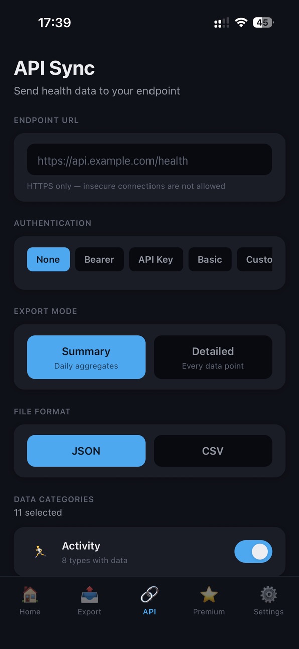 iPhone screenshot