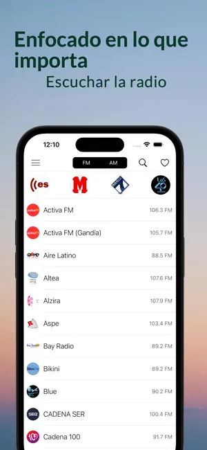 Radios España - FM y AM screenshot 1