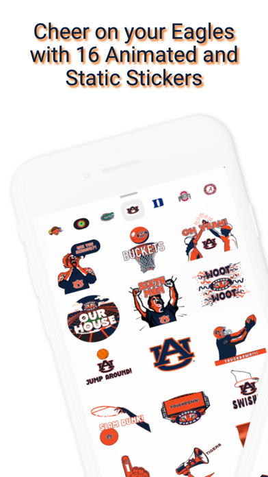 Screenshot #2 pour Auburn Eagles Sticker Pack '24