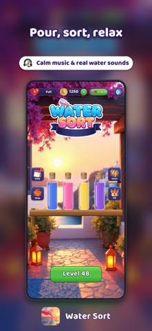 Water Sort: Zen Color Puzzle screenshot 1