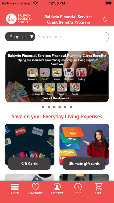Baldwin Financial Services Screenshot