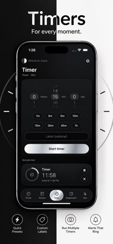 Offline AI Clock Screenshot 4 of 5