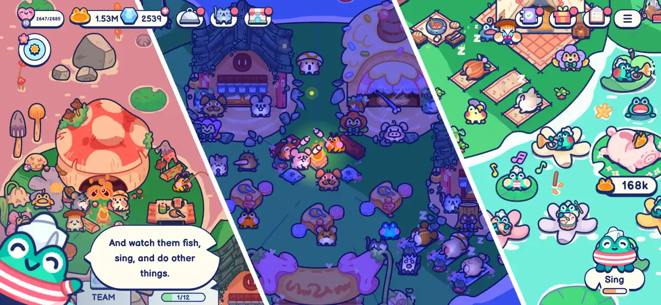 Pond Pals iOS Mod IPA screenshot 4 - iOS game interface