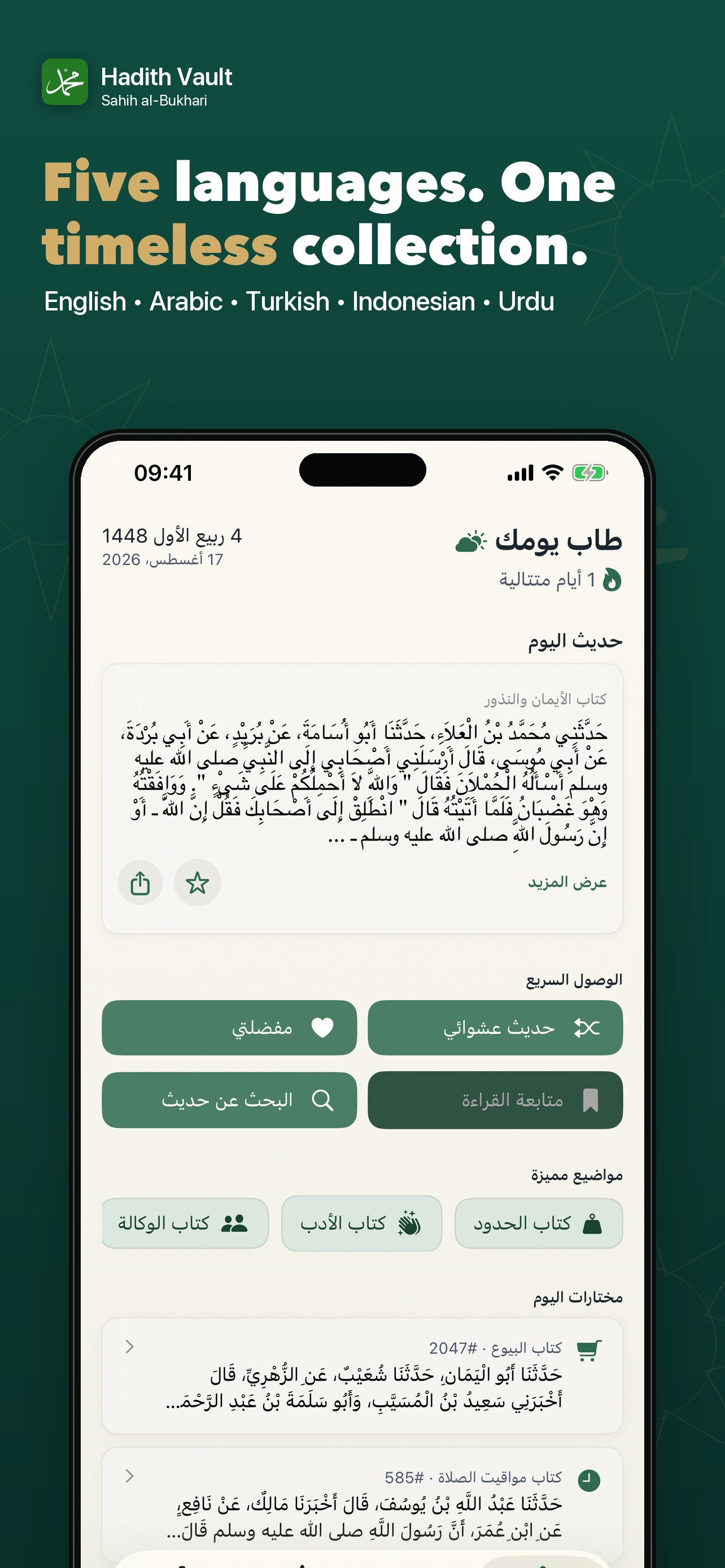 Hadith Vault: Daily Hadith screenshot 7