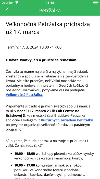 Petržalka. Screenshot