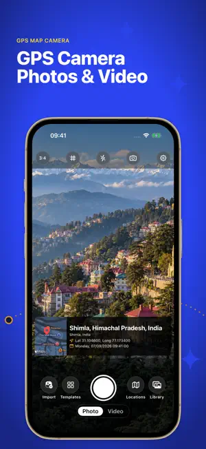 GPS Camera: Photo Location&Map screenshot 1