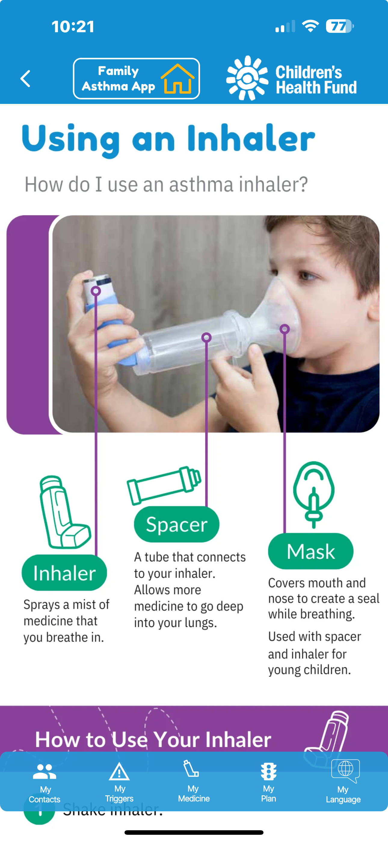 CHF Family Asthma App