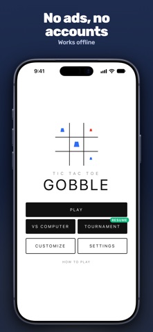 Tic Tac Toe: Gobble Screenshot 2 of 5