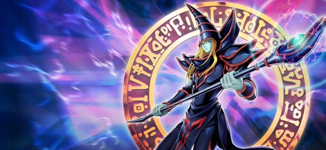 Yu-Gi-Oh! Master Duel - The app showcases the revered Dark Magician artwork and its mystical background, embodying the rich history of the Yu-Gi-Oh! universe.