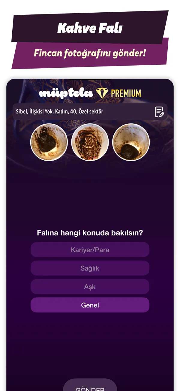 Screenshot #2 pour Müptela - Kahve Falı, Tarot