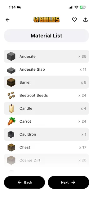 WBuilds for Building Guide iPhone screenshot 3